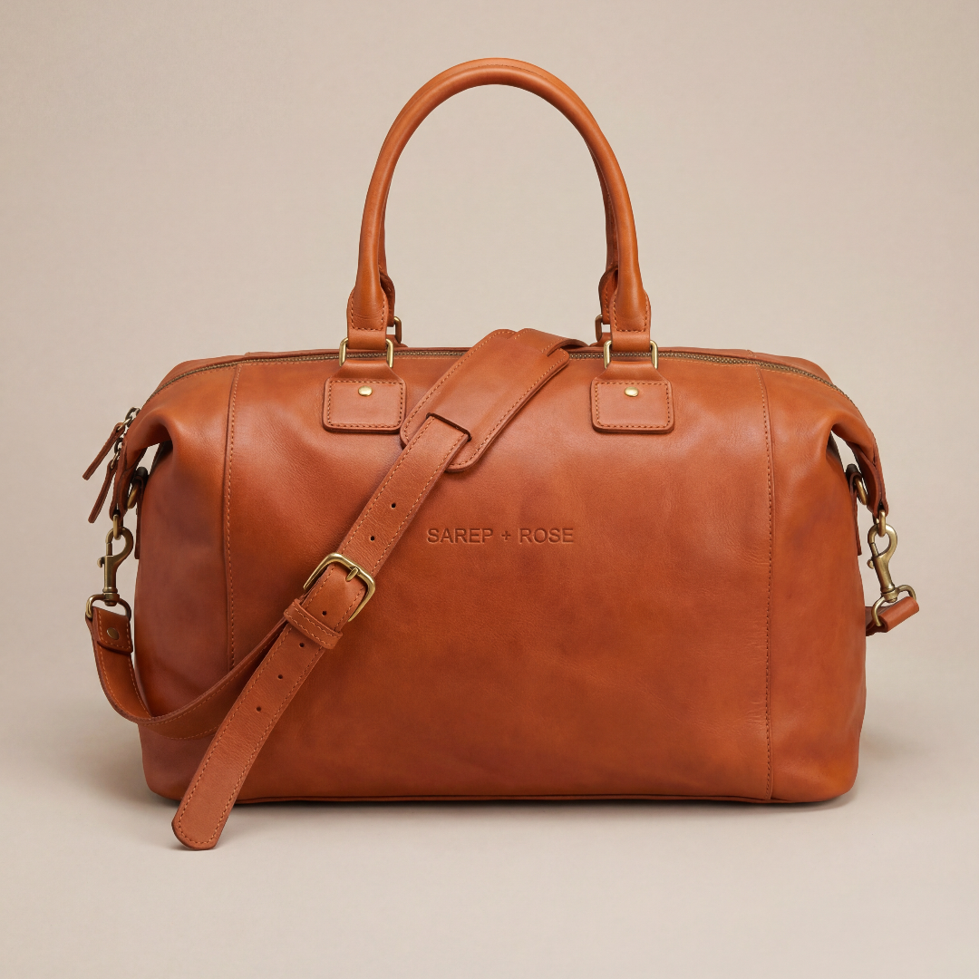 Oakley Travel Weekend luxury Leather Duffle Bag – Sarep + Rose
