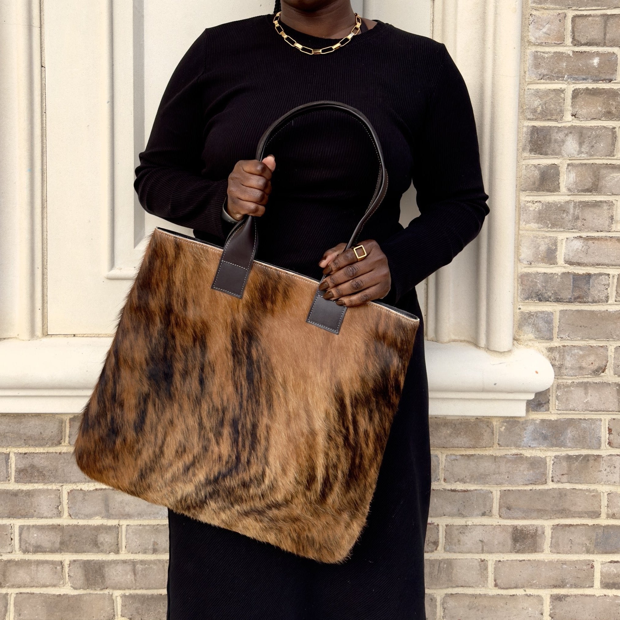 Concealed Carry Purse Brown Cow Print Tote Bag Wrangler Full Cow