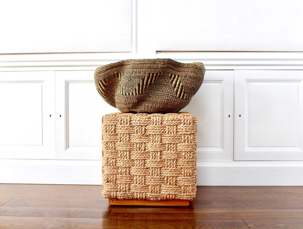 Large Wave Basket: Natural Monochrome - Sarep + Rose