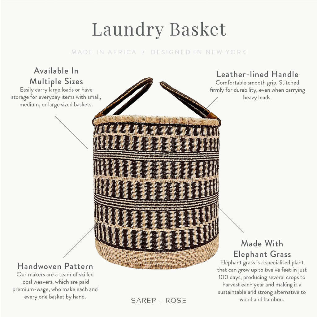 Laundry Storage Basket: Turquoise Earth - Sarep + Rose